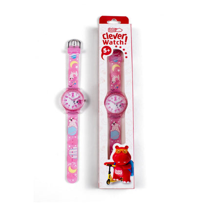 Đồng Hồ Clever Watch Kitty Pinky Jelly CLEVERHIPPO WG014/PALEPINK