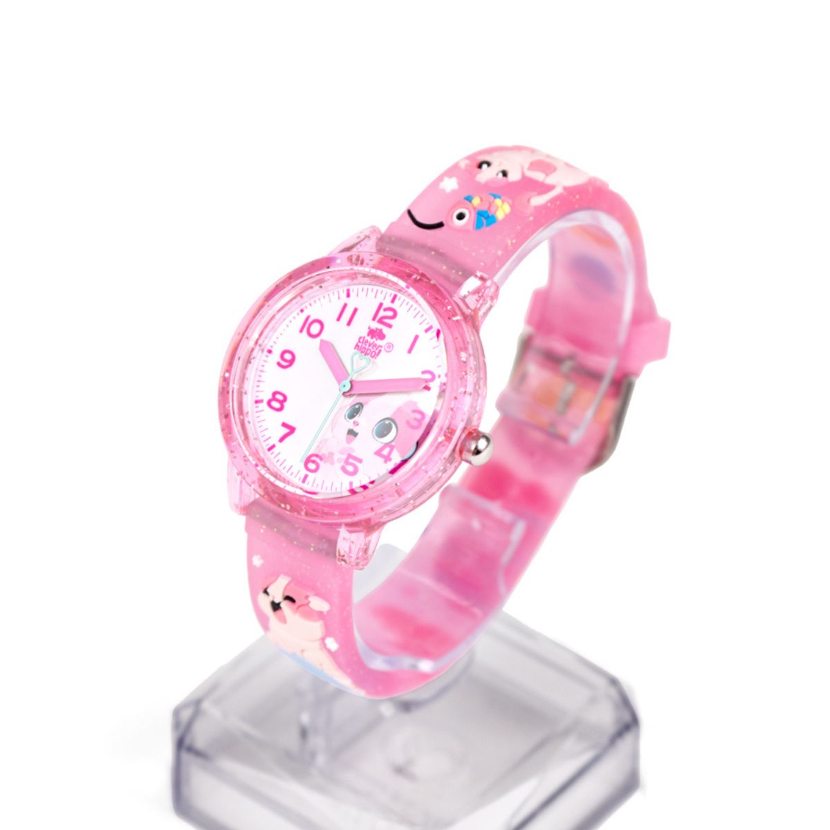 Đồng Hồ Clever Watch Kitty Pinky Jelly CLEVERHIPPO WG014/PALEPINK