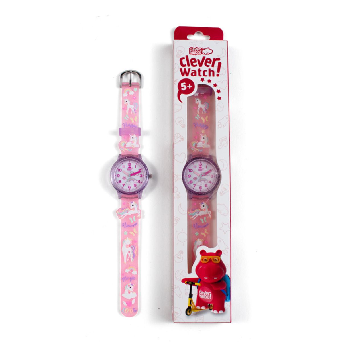 Đồng Hồ Clever Watch Magic Unicorn Jelly CLEVERHIPPO WG014/FLAMINGO