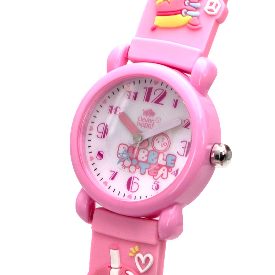 Đồng Hồ Clever Watch - Milk Tea Hồng Clever Hippo WG011