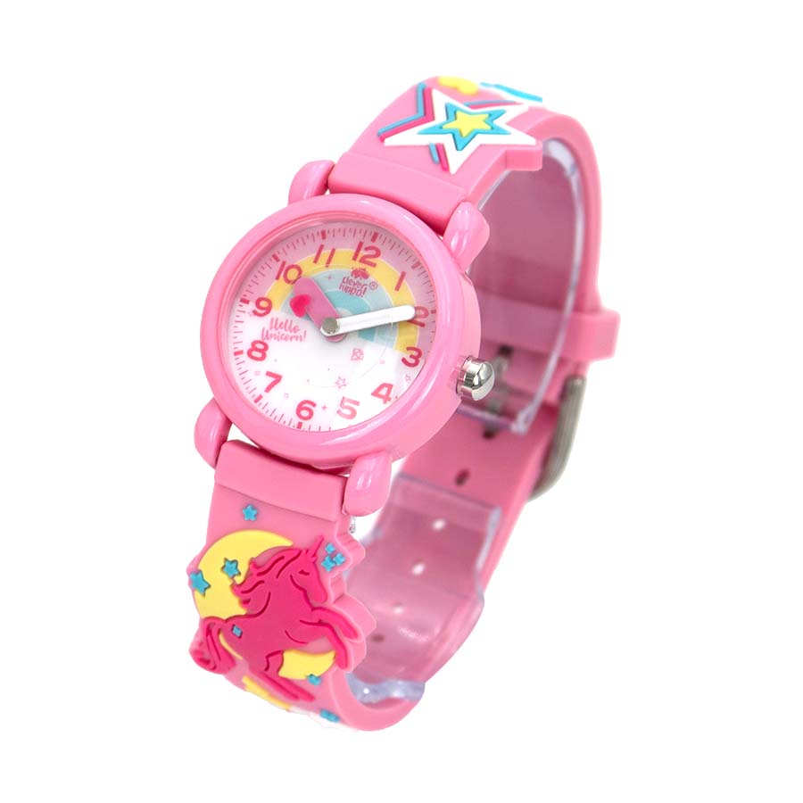 Đồng Hồ Clever Watch - Unicorn Hồng Clever Hippo WG012