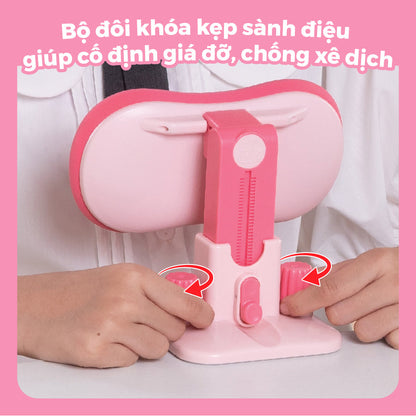 Giá Đỡ Điều Chỉnh Tư Thế Ngồi Pro-Posture Hồng CLEVER HIPPO MS-PP2401/PINK