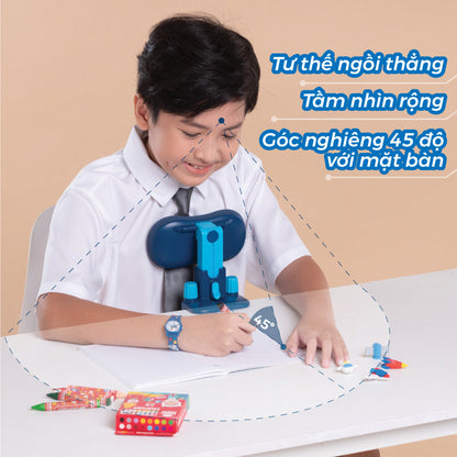 Giá Đỡ Điều Chỉnh Tư Thế Ngồi Pro-Posture Xanh CLEVER HIPPO MS-PP2401/BLUE