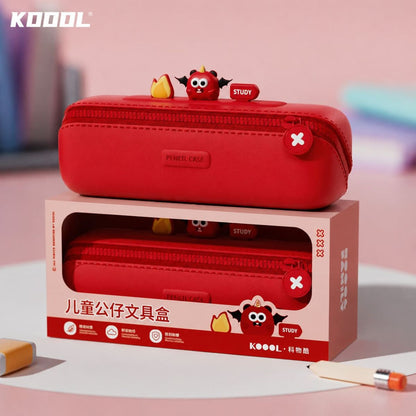 Hộp Viết Cartoon Monster Tinh Nghịch KOOOL K105/RED