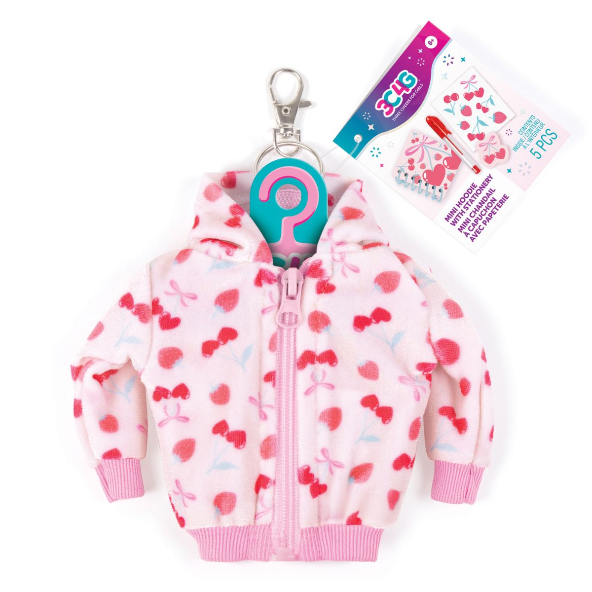 Móc Khóa Đồ Dùng Học Tập Mini Dáng Hoodie 3C4G 12100