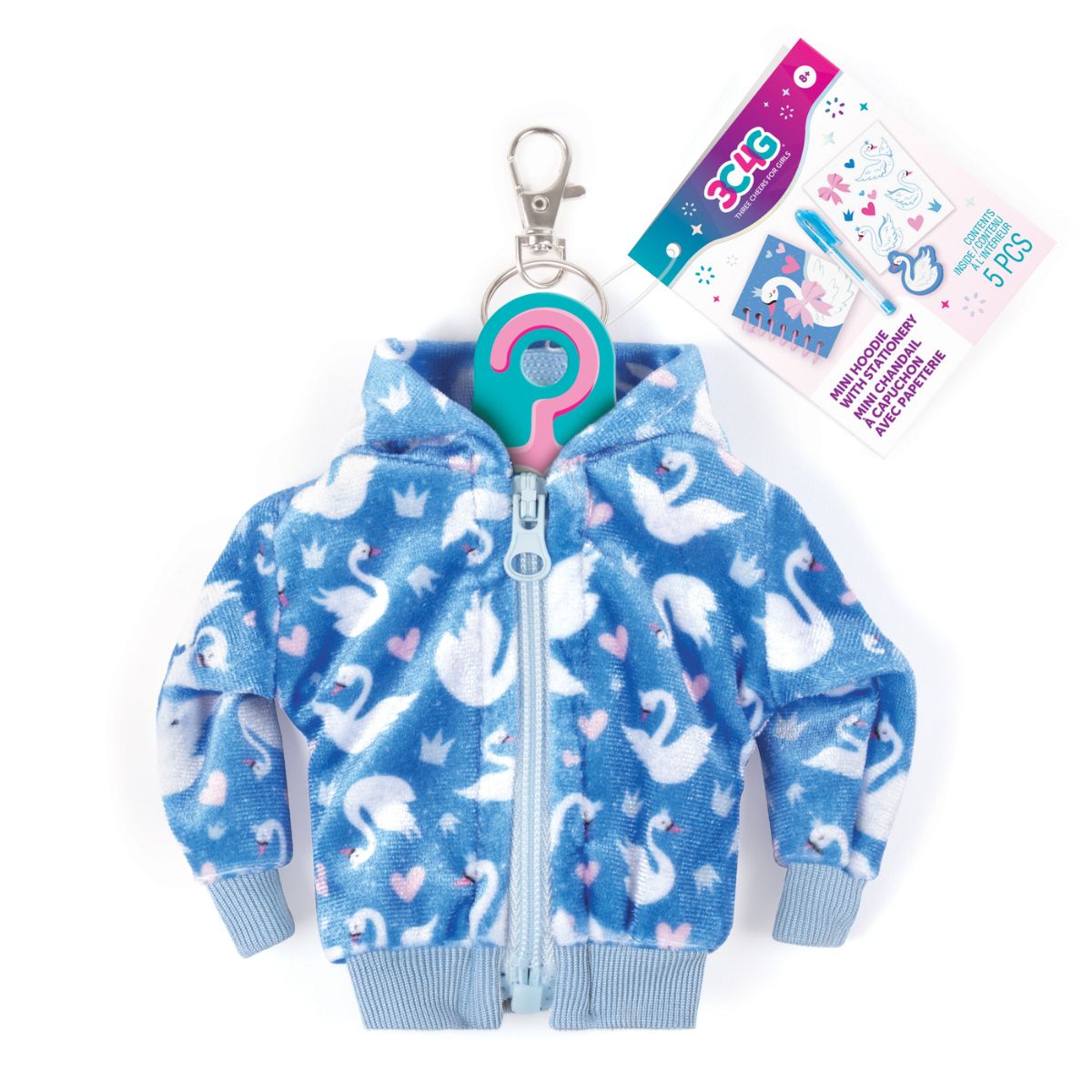 Móc Khóa Đồ Dùng Học Tập Mini Dáng Hoodie 3C4G 12100