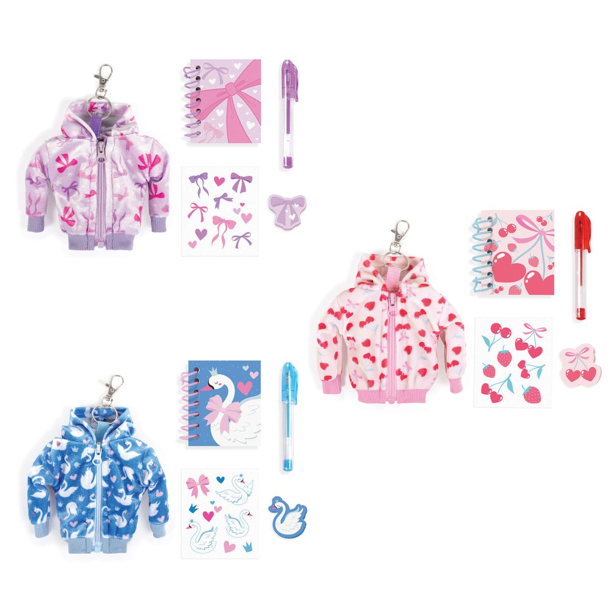 Móc Khóa Đồ Dùng Học Tập Mini Dáng Hoodie 3C4G 12100