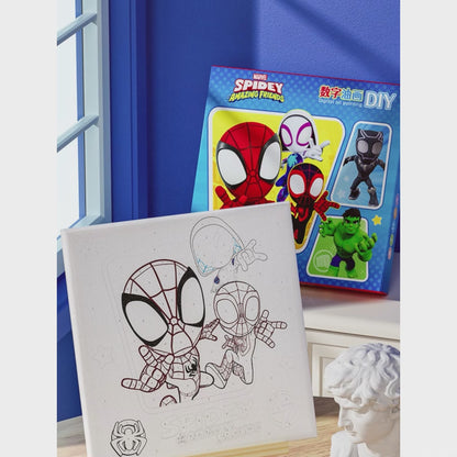 Bộ Tranh Tô Màu Số Hóa Spidey and Friends Unimass E5430A