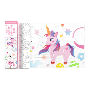 Unicorn-Mermaid & Kitty Scroll Coloring Book CLEVERHIPPO CR01