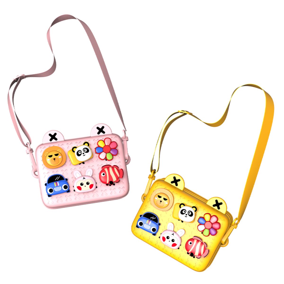 Túi Đeo Chéo Kèm Charm KOOOL Hồng K10/PINK