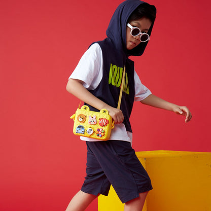 Túi Đeo Chéo Kèm Charm KOOOL Vàng K10/YELLOW