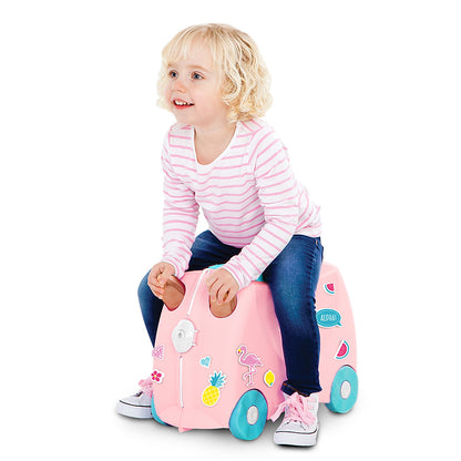 Children's suitcase - Flamingo Flossi