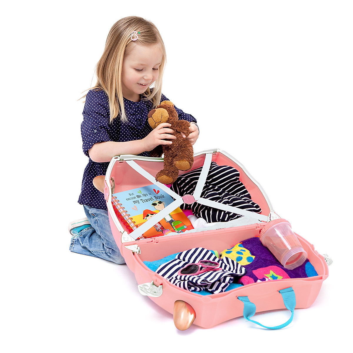 Children's suitcase - Flamingo Flossi