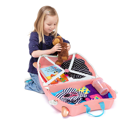 Children's suitcase - Flamingo Flossi