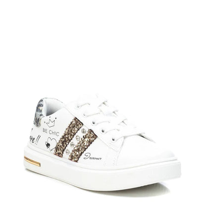 Sneakers Kids PU Sparkle Gold S33