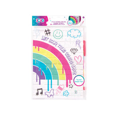 Bộ Sổ Bút 3C4G Họa Tiết Graffiti Light Up Rainbow 12036