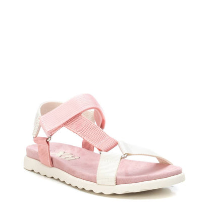 Kids Sandals Textile Triangle Pink S37