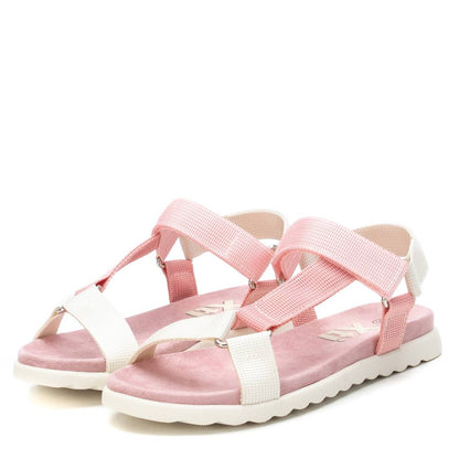 Giày Sandals Kids Textile Triangle Hồng S30
