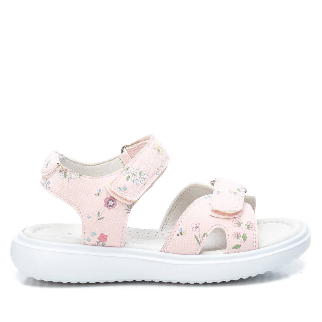 Giày Sandals Kids PU Floral Hồng S31