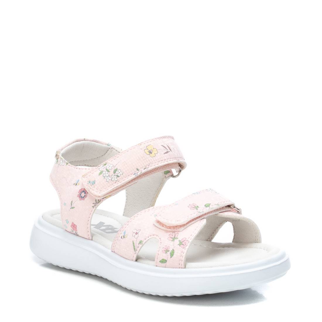 Giày Sandals Kids PU Floral Hồng S30