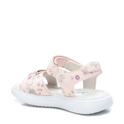Giày Sandals Kids PU Floral Hồng S30