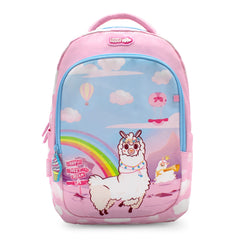 Balo Đi Học, Đi Chơi Easy Go - Alpaca Tinh Nghịch Hồng CLEVER HIPPO BA0109