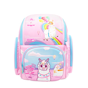 Fancy Backpack - Pink Playful Alpaca