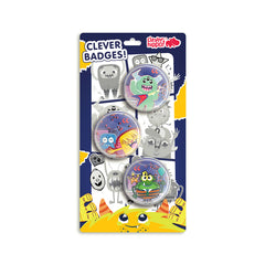 Huy hiệu Little Monster tinh nghịch CLEVER HIPPO BADGE06