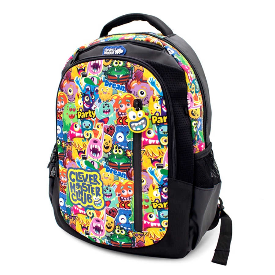 Zipit Backpack - Clever Monster Black