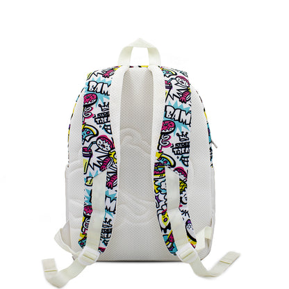 HiPock Backpack - Street Style White