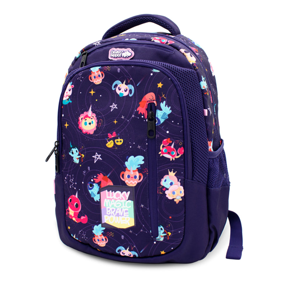 Zipit Backpack - Purple Milky Way Unicorn