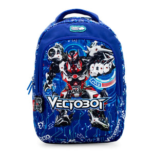 Easy Go Backpack - Super Robo Vectobot Blue