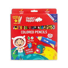 Bộ Bút Chì Màu Tropical Jungle - 24 màu CLEVER HIPPO COPEN2401