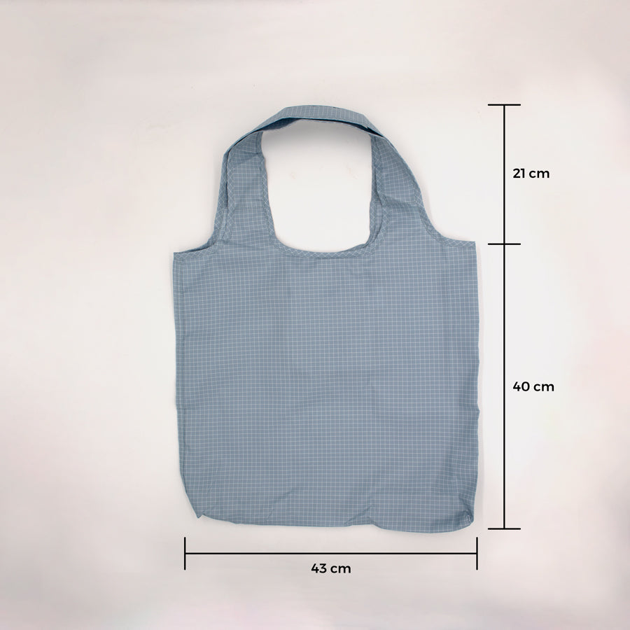 Baby Blue tri-fold bag