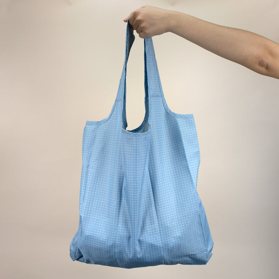 Baby Blue tri-fold bag