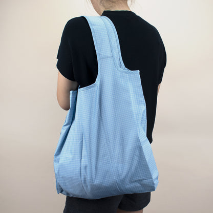 Baby Blue tri-fold bag