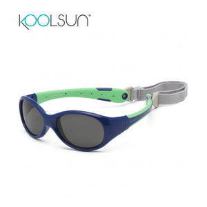 Navy Green flexible frame sunglasses