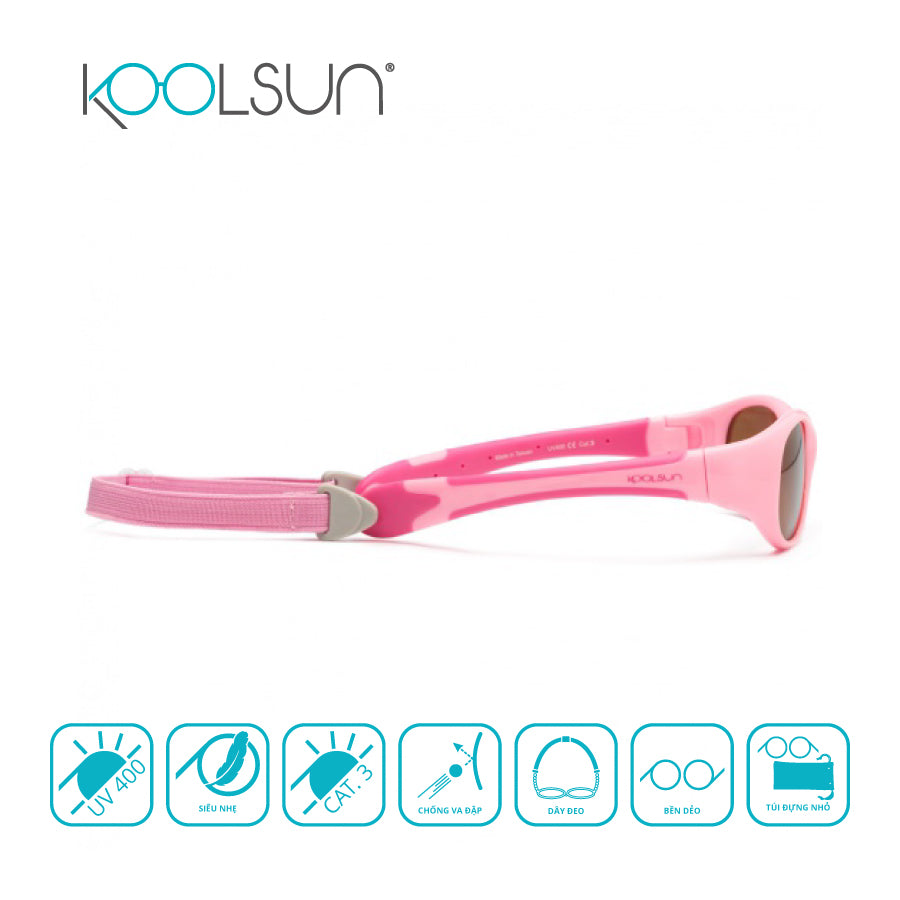 Pink Sorbet flexible frame sunglasses