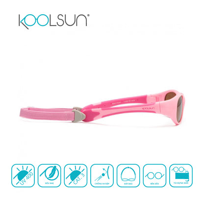 Pink Sorbet flexible frame sunglasses