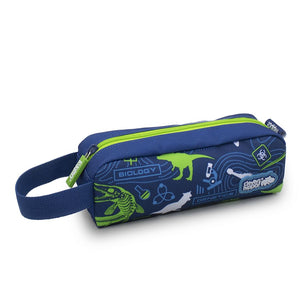 Classic pencil case - Blue Super Dinosaur