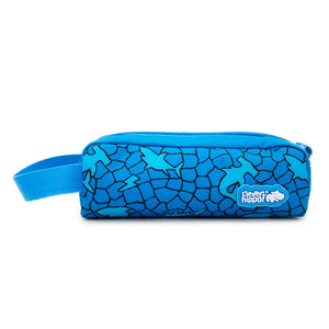 Classic pencil case - Shark Cage Blue