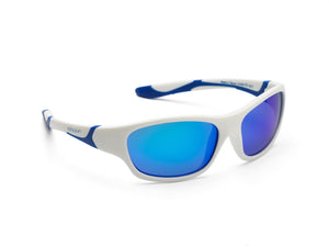 White Royal Blue sports sunglasses for 6-12 years old