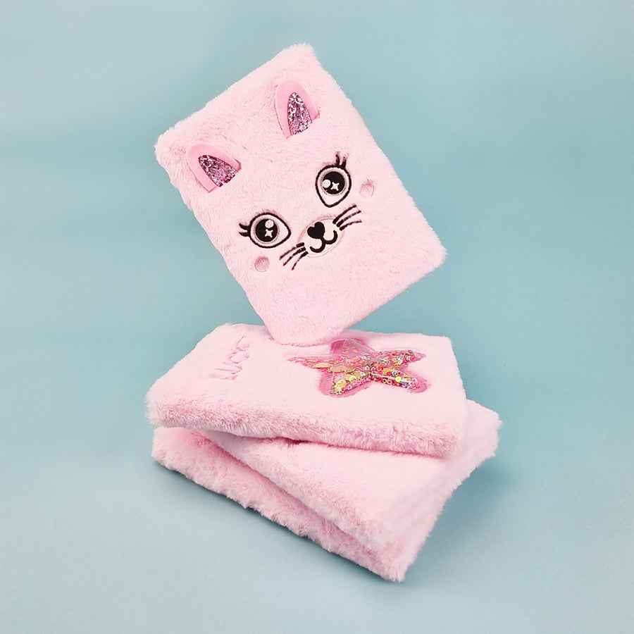 Stationery set - Lovely Cat Pink