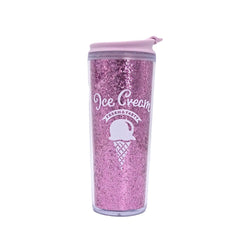 Clever Cup - Ly nhựa Sparkle Ice Cream Hồng CLEVER HIPPO PCUP02