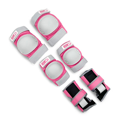 Set of 6 Clever Gear Pink hand and foot protectors