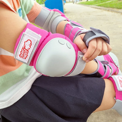 Set of 6 Clever Gear Pink hand and foot protectors