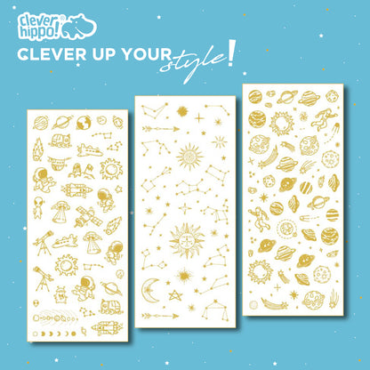 Golden Sparkling Golden Sticker Set