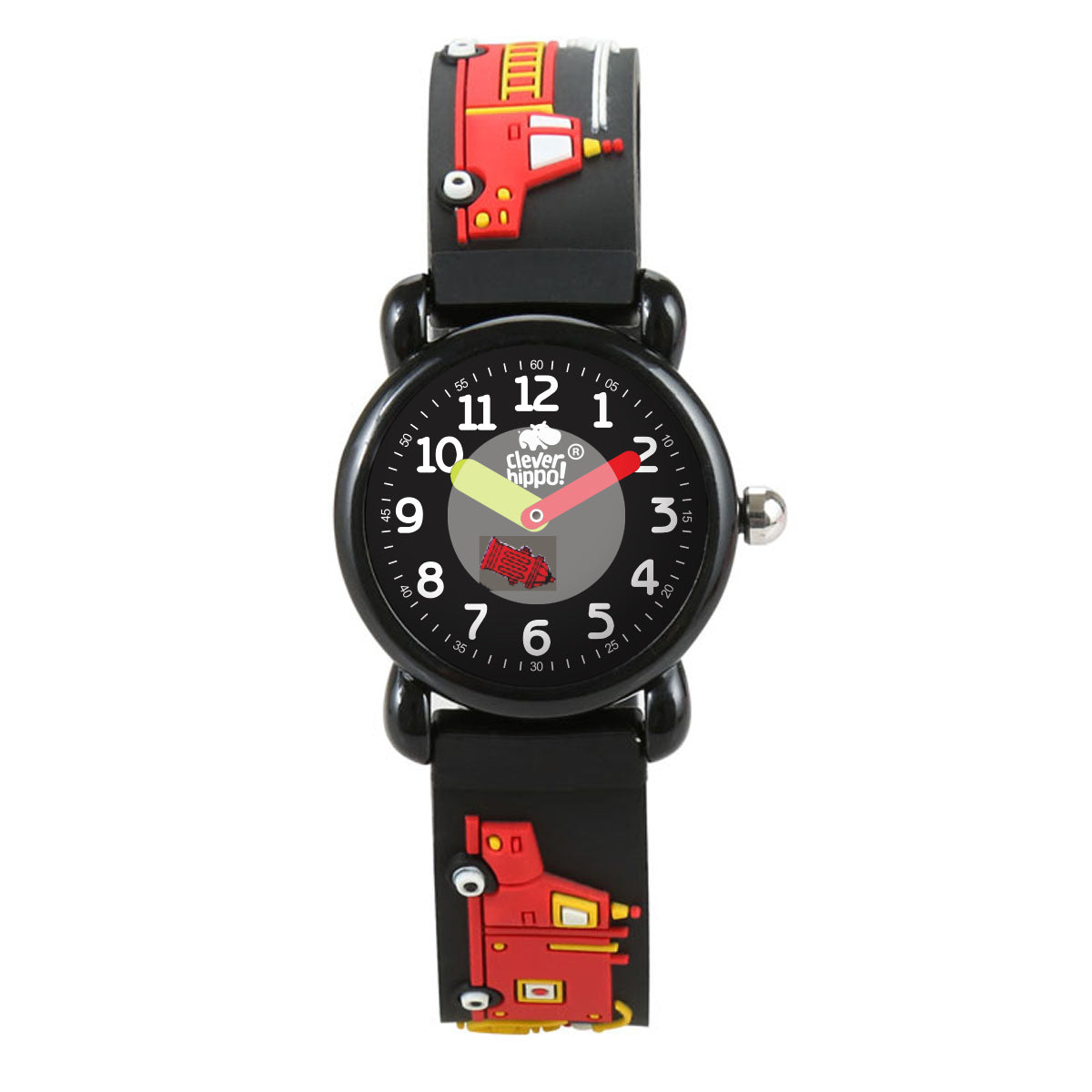 Đồng hồ Clever Watch - Firetruck Đen