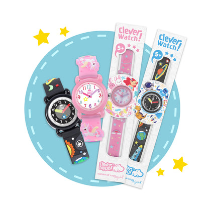 Đồng hồ Clever Watch - Ice Cream Hồng